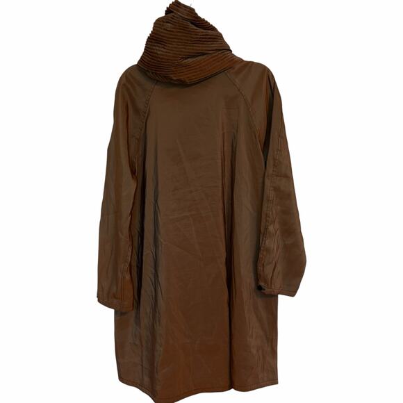 Mycra Pac Donatella Reversible Rain Jacket Parka Bronze Black Short 38" 1 S/M - Picture 4 of 10